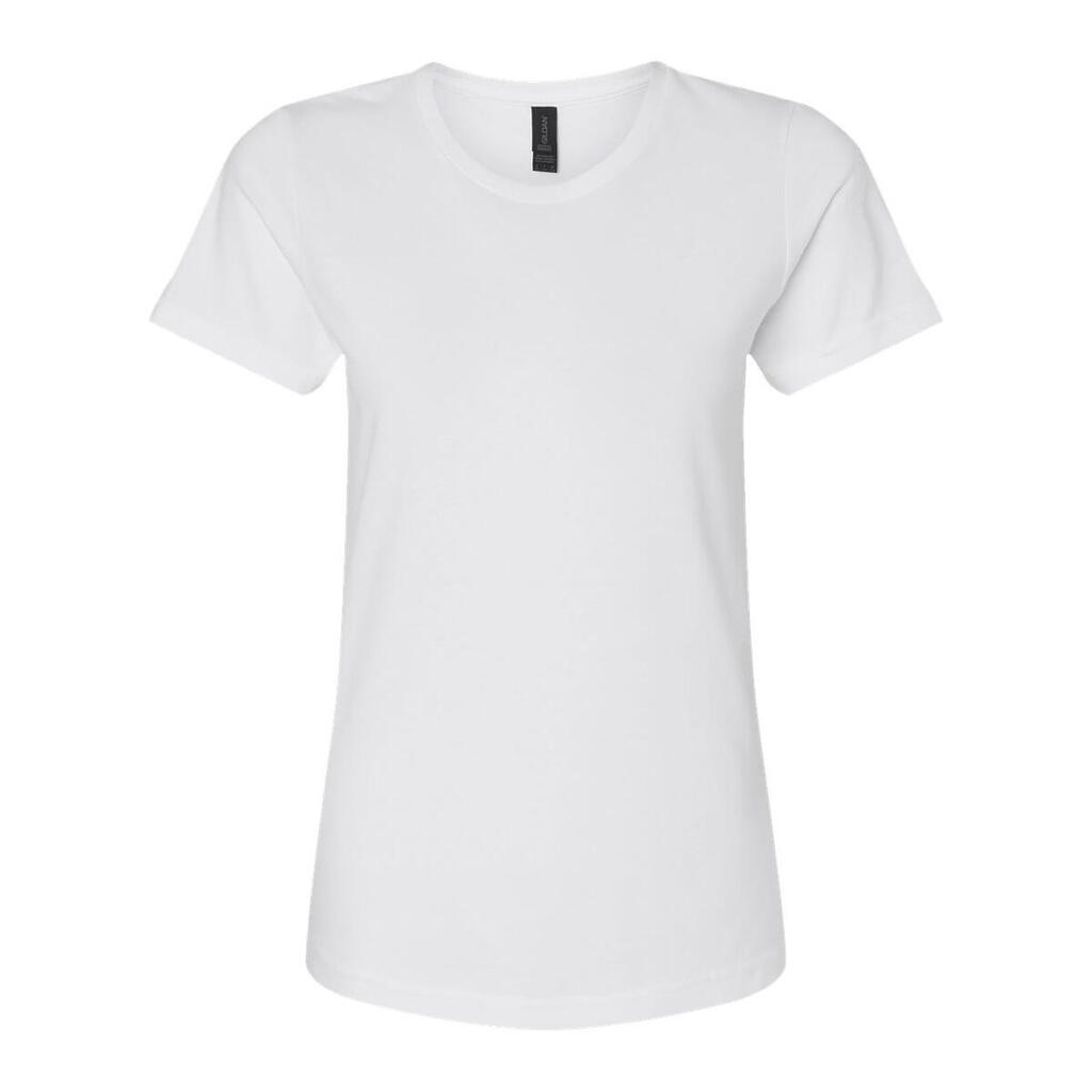 Womens/Ladies Softstyle Midweight TShirt (White)