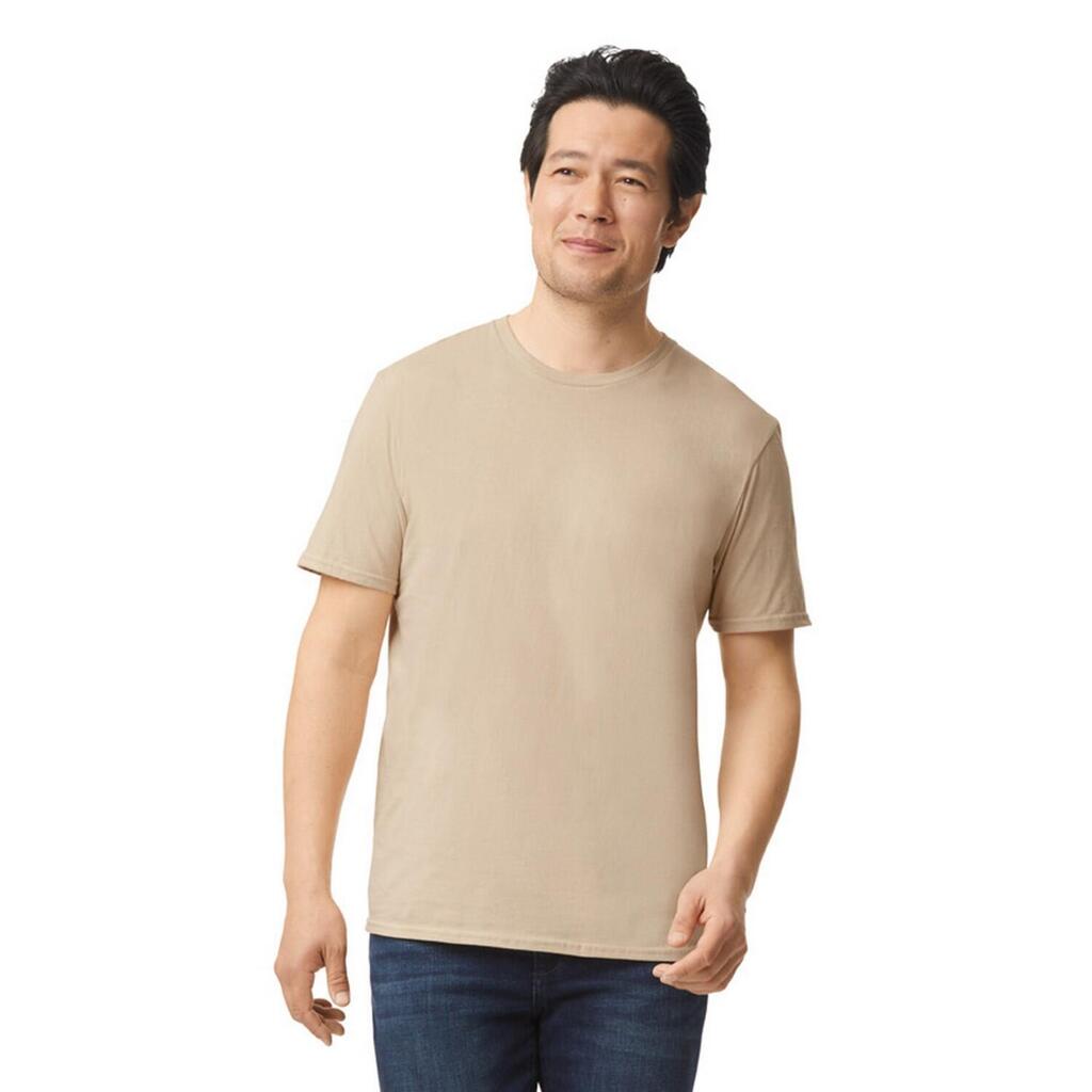 Unisex Adult Softstyle Plain Cotton TShirt (Sand)