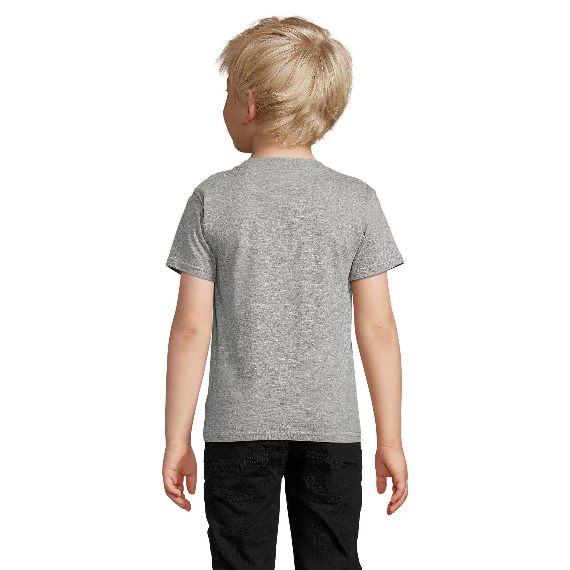 Tshirt CRUSADER Enfant (Gris Chiné) 2/3