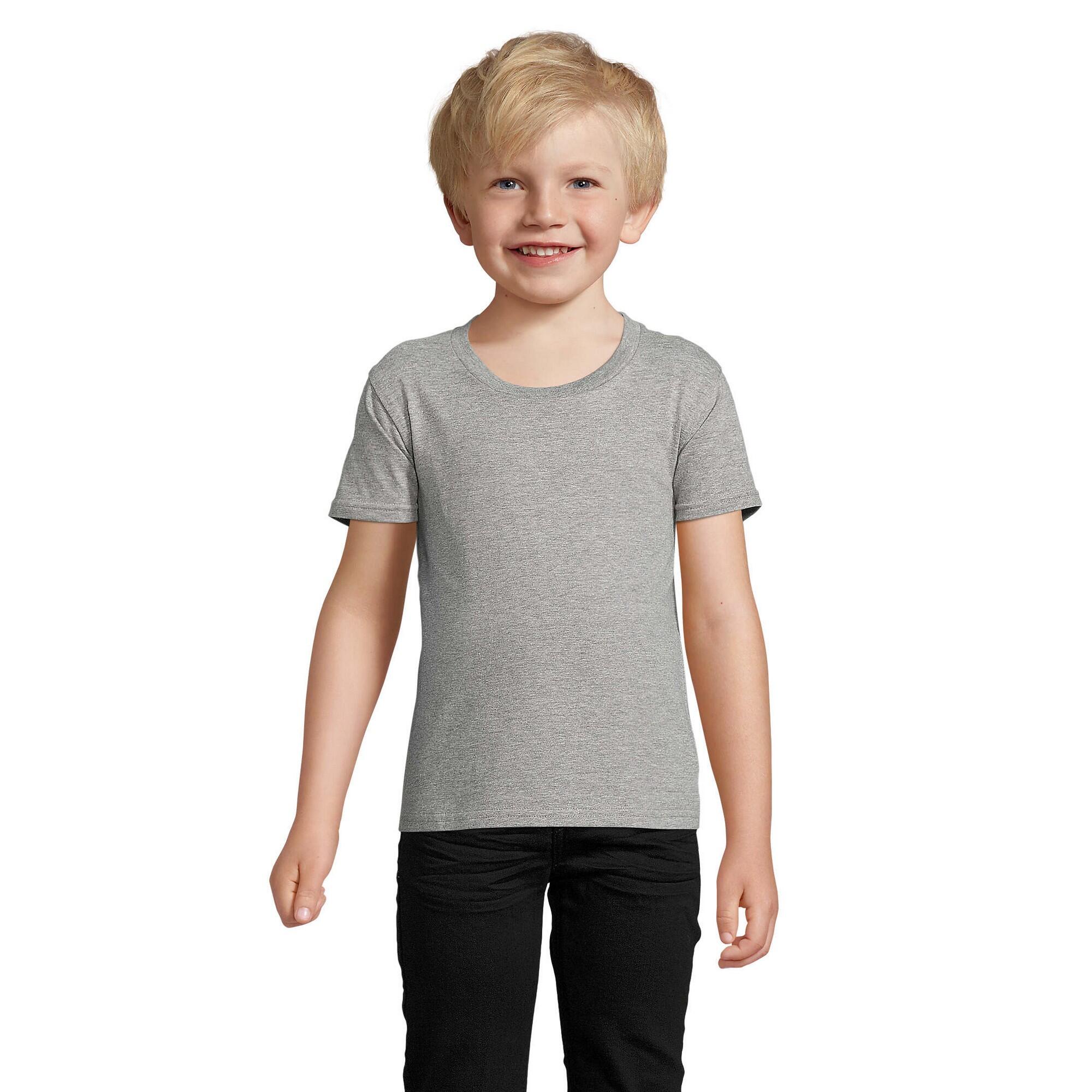 Tshirt CRUSADER Enfant (Gris Chiné) 1/3