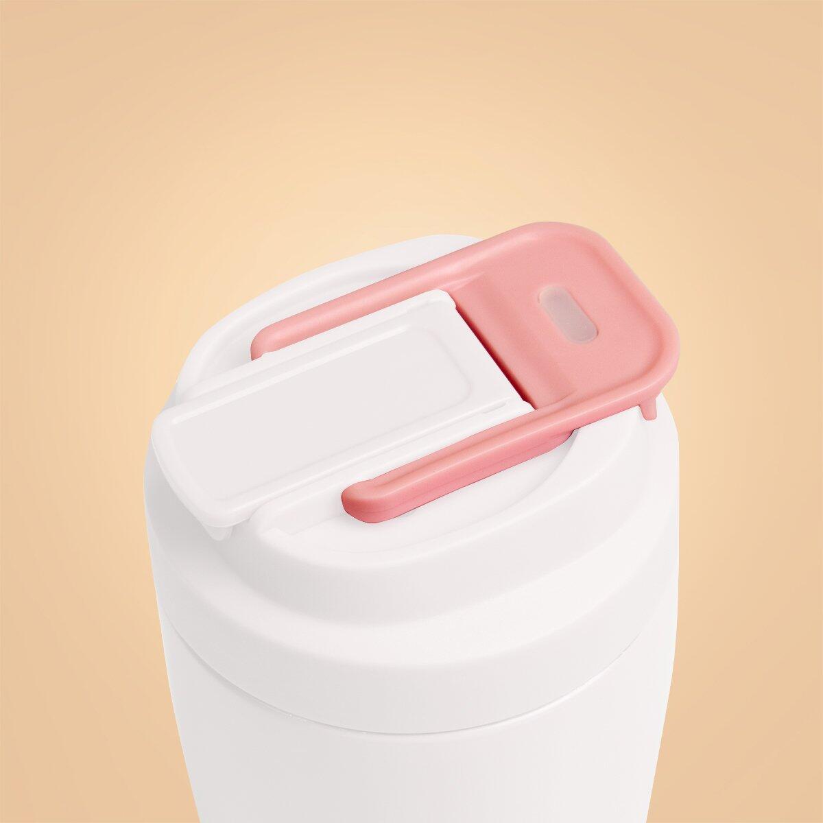 Kubek termiczny 500 ml White BeastPink 3/6