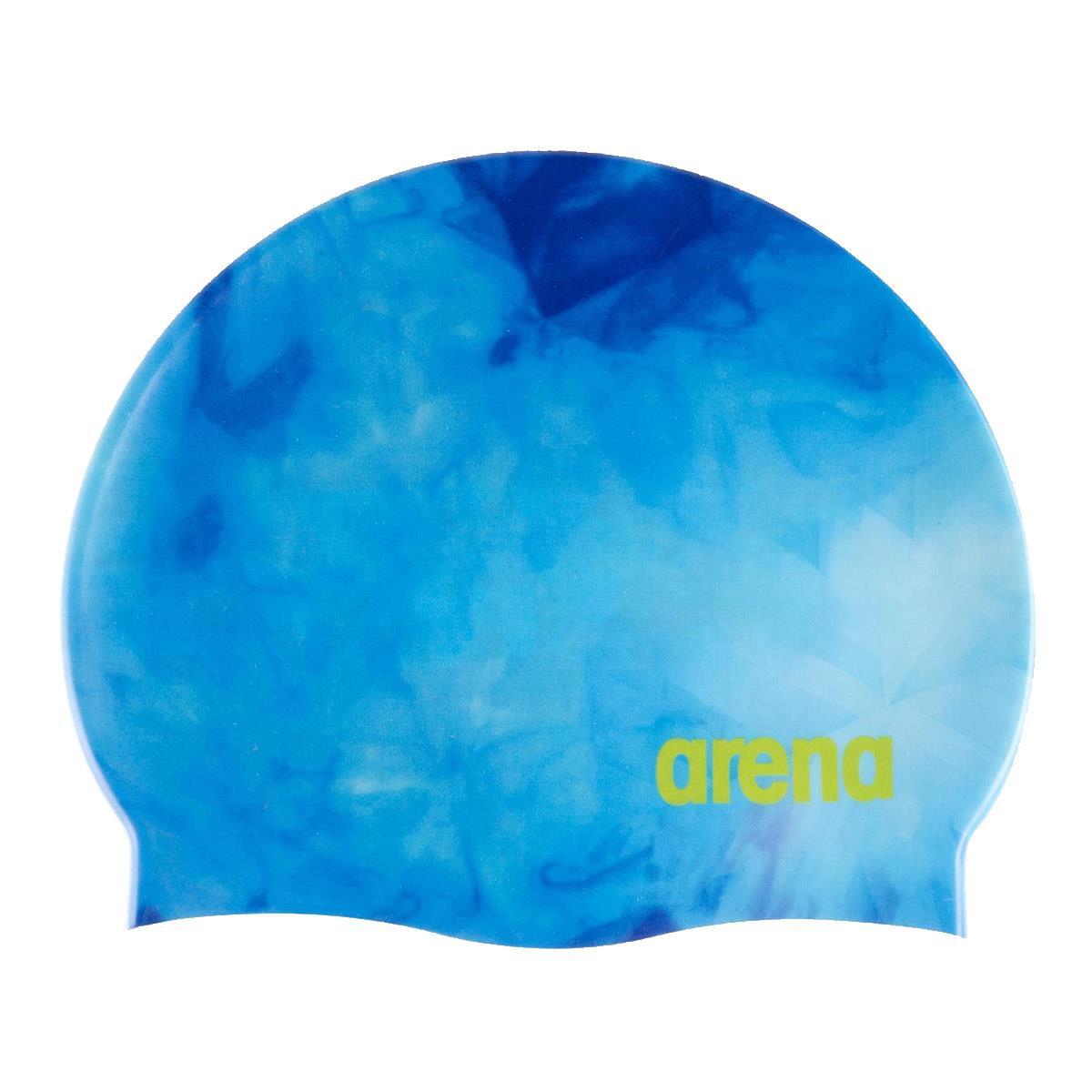 Czapka Silikonowa Arena Tie-Dye Hd – Niebieska / Wielokolorowa