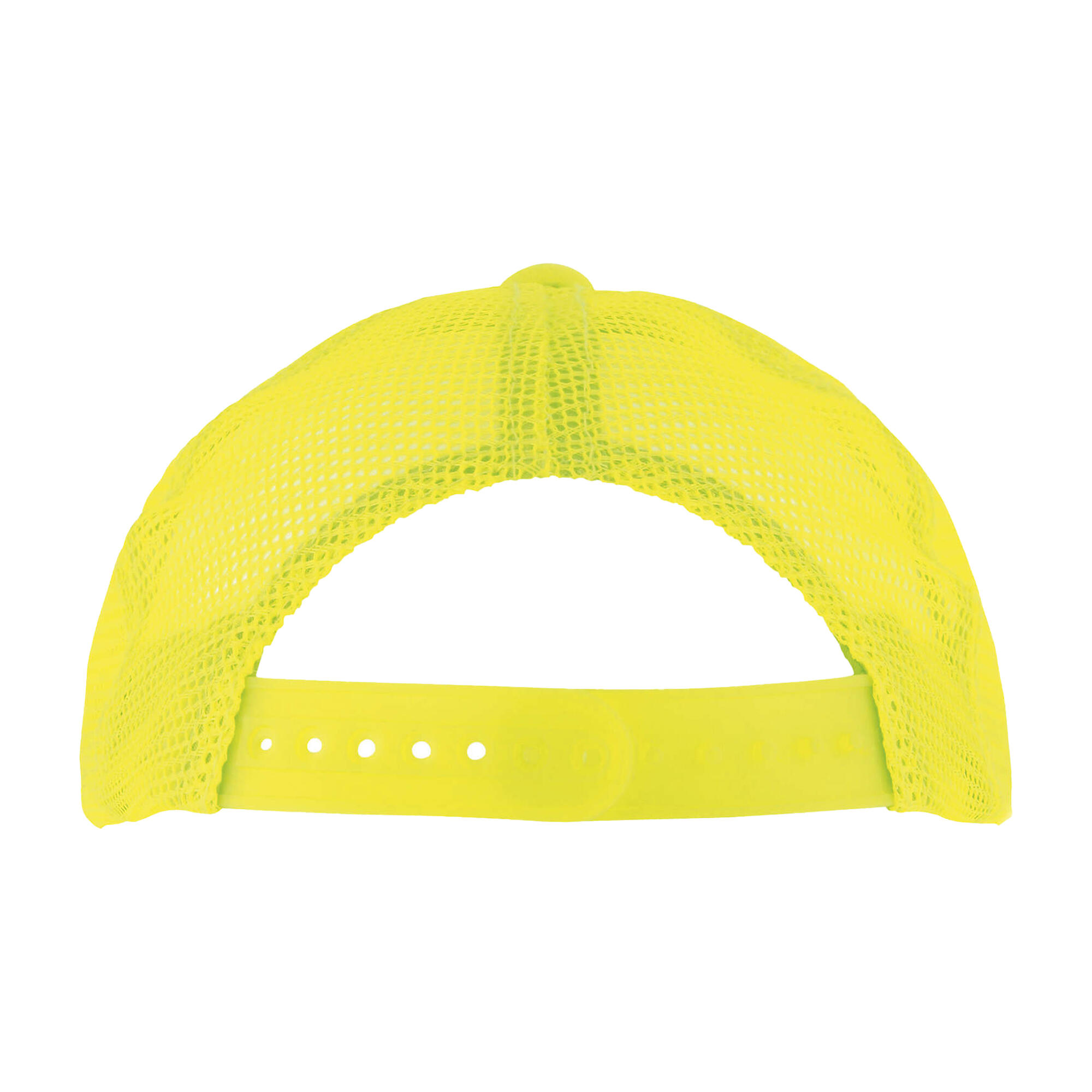 Kinder/Kids Bubbel Baseballpet (Wit/neon geel) 2/4