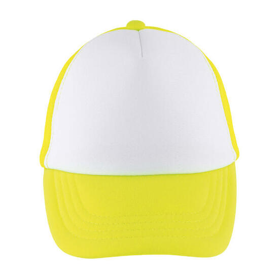 Casquette De Baseball BUBBLE Enfant (Blanc / Jaune Néon)