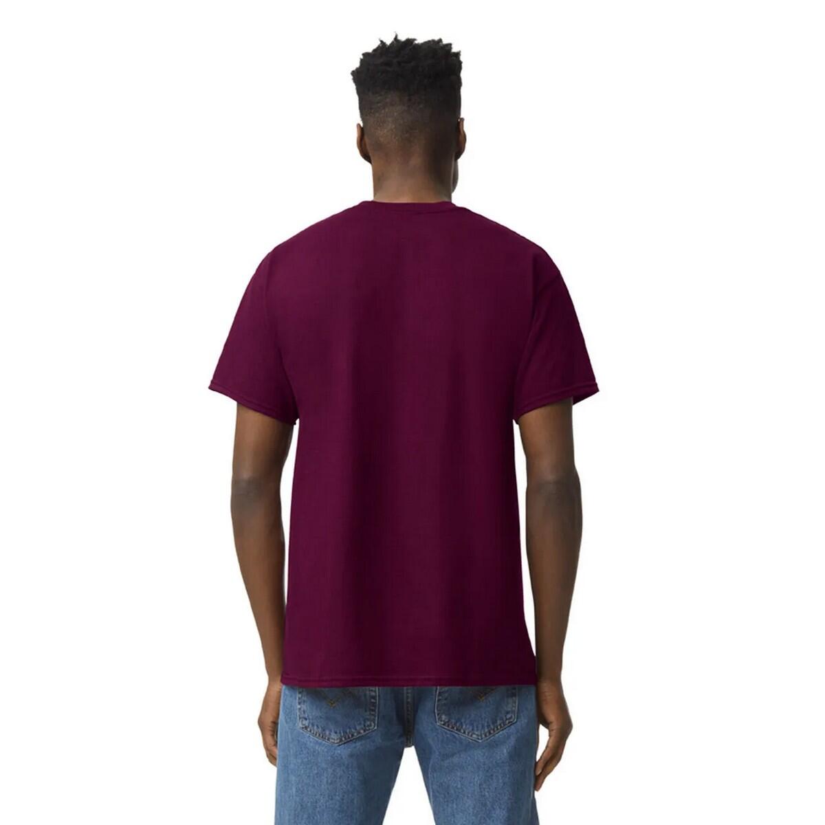 T-Shirt de algodão pesado para adultos (Marrom) 2/2