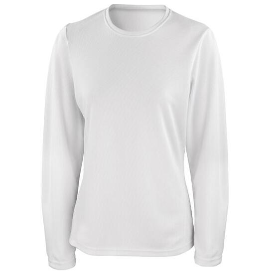 Maglia Maniche Lunghe Sportiva Donna Spiro Verde Lime