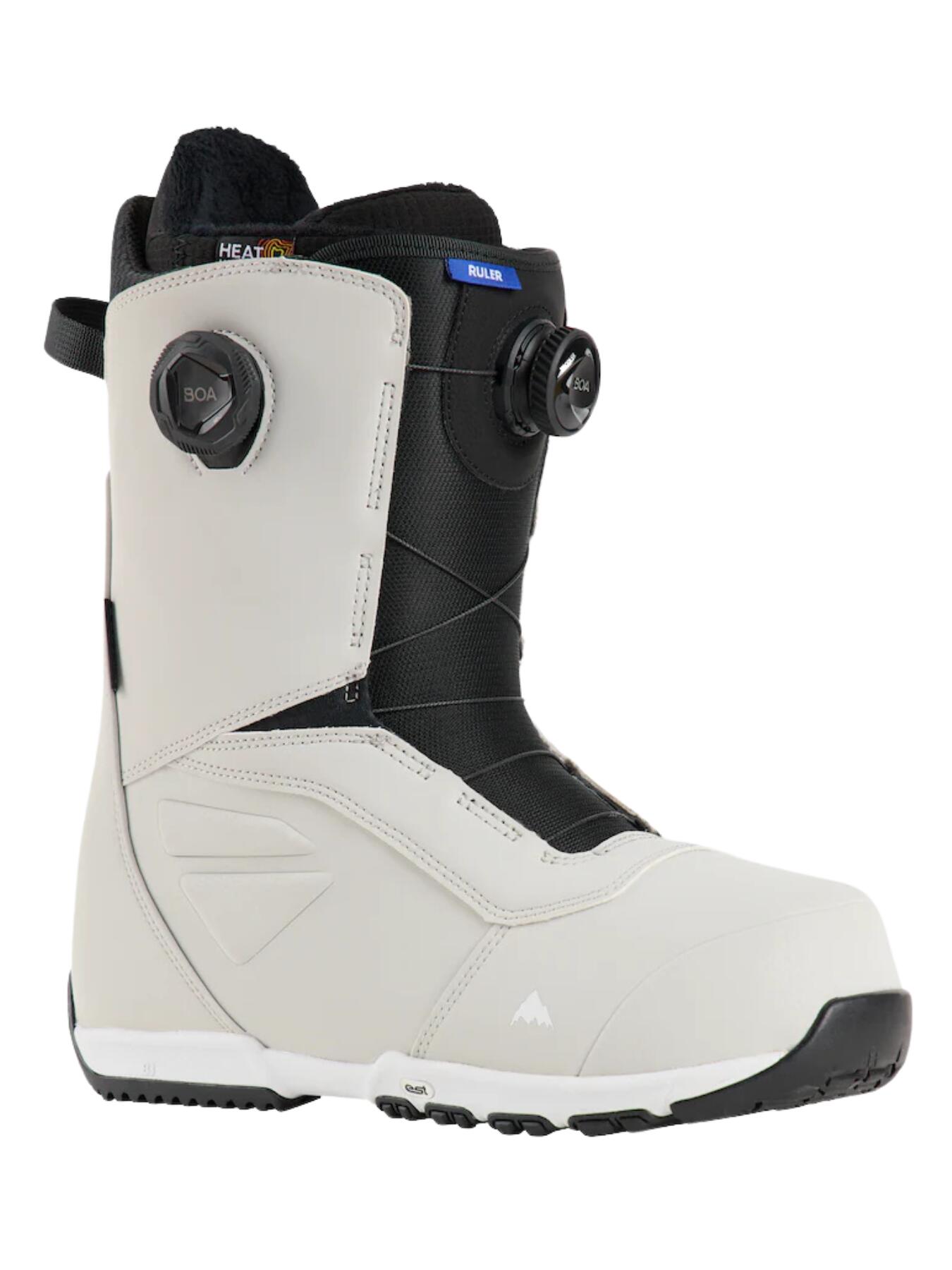 Botas de snowboard burton ruler boa - cinza nuvem