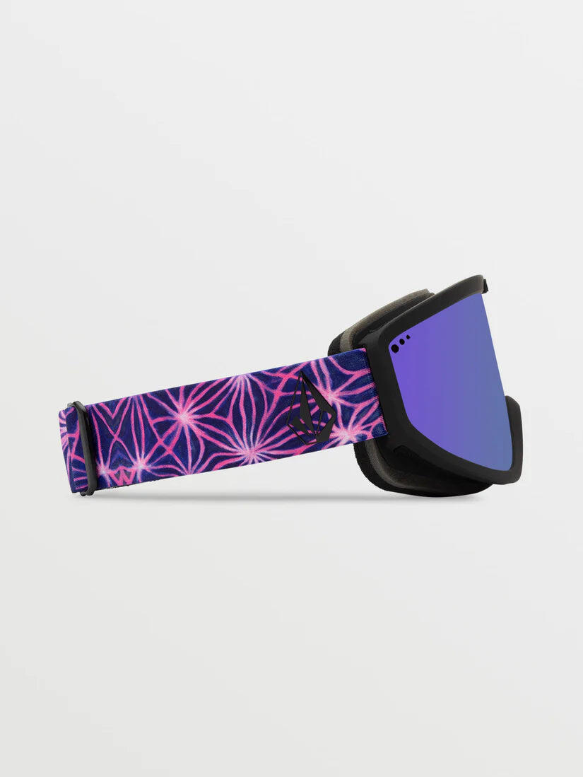 Óculos de neve Volcom Footprints - Mike Ravelson / Roxo Cromado + Lente extra 3/4