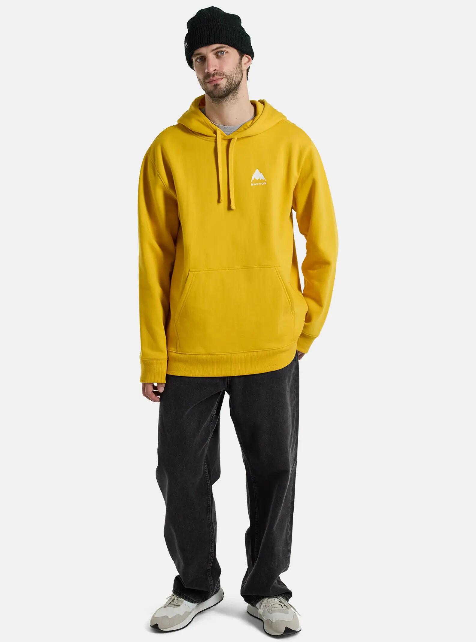 Sweatshirt - Snowboard - Unissex - Burton Mountain - Amarelo 3/4