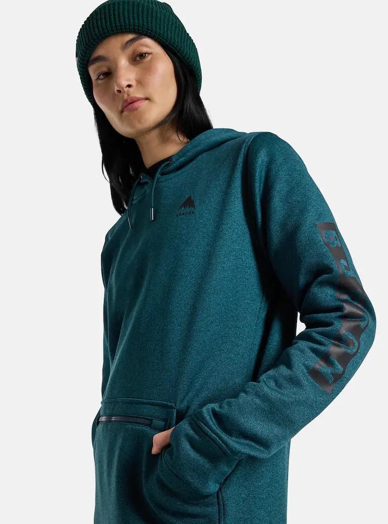 Moletom - Snowboard - Unissex - Burton Oak Long - Deep Emerald 3/4