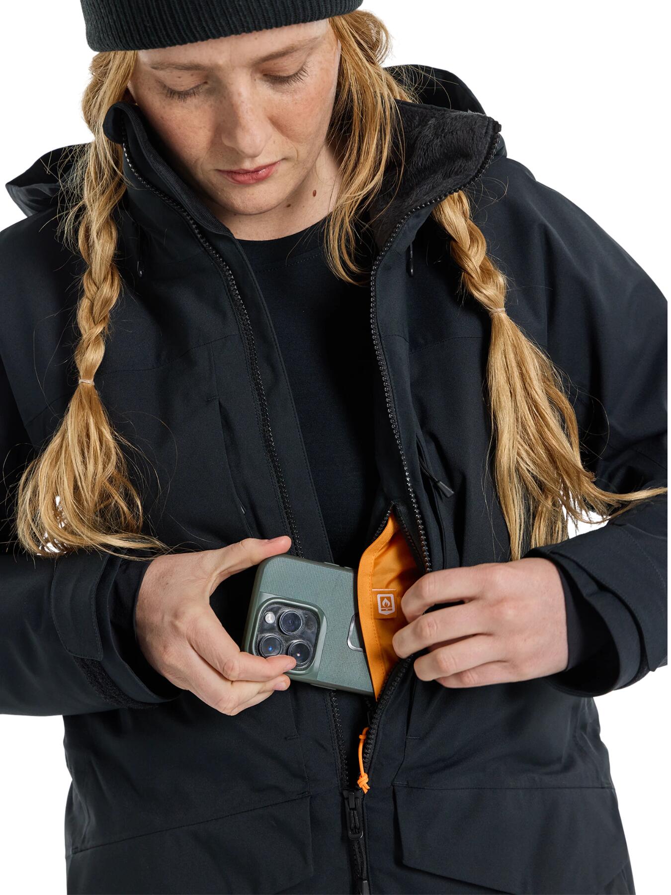 Burton Prowess 2.0 2L damessnowboardjas - echt zwart 4/4
