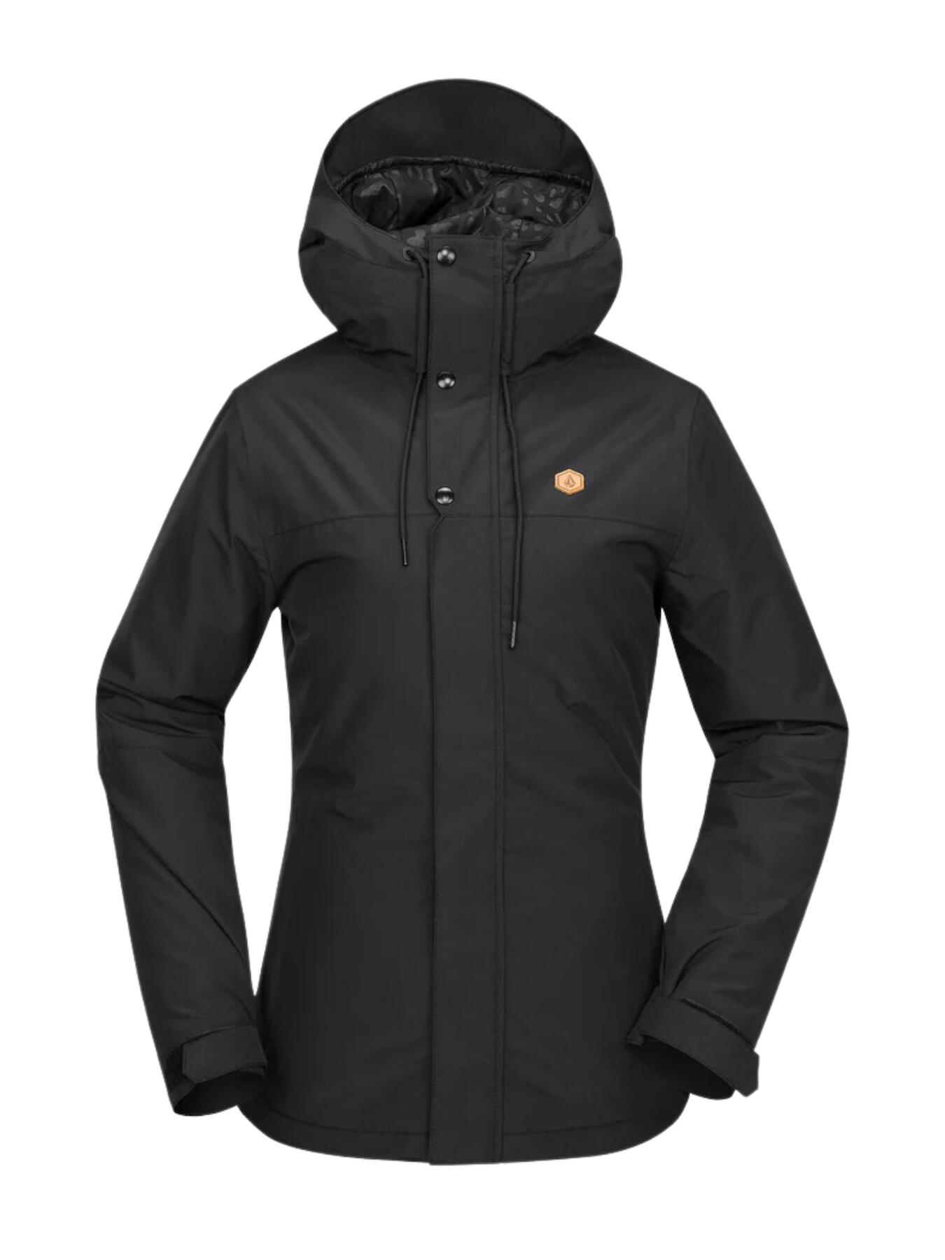 Casaco de snowboard para mulher Volcom Bolt Isolado - Preto 4/4