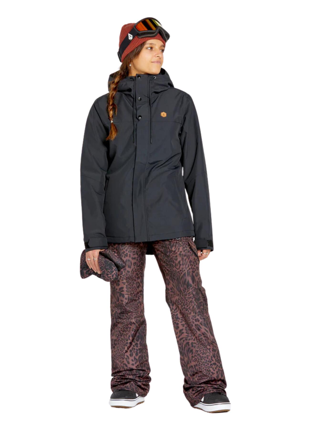 Casaco de snowboard para mulher Volcom Bolt Isolado - Preto 2/4
