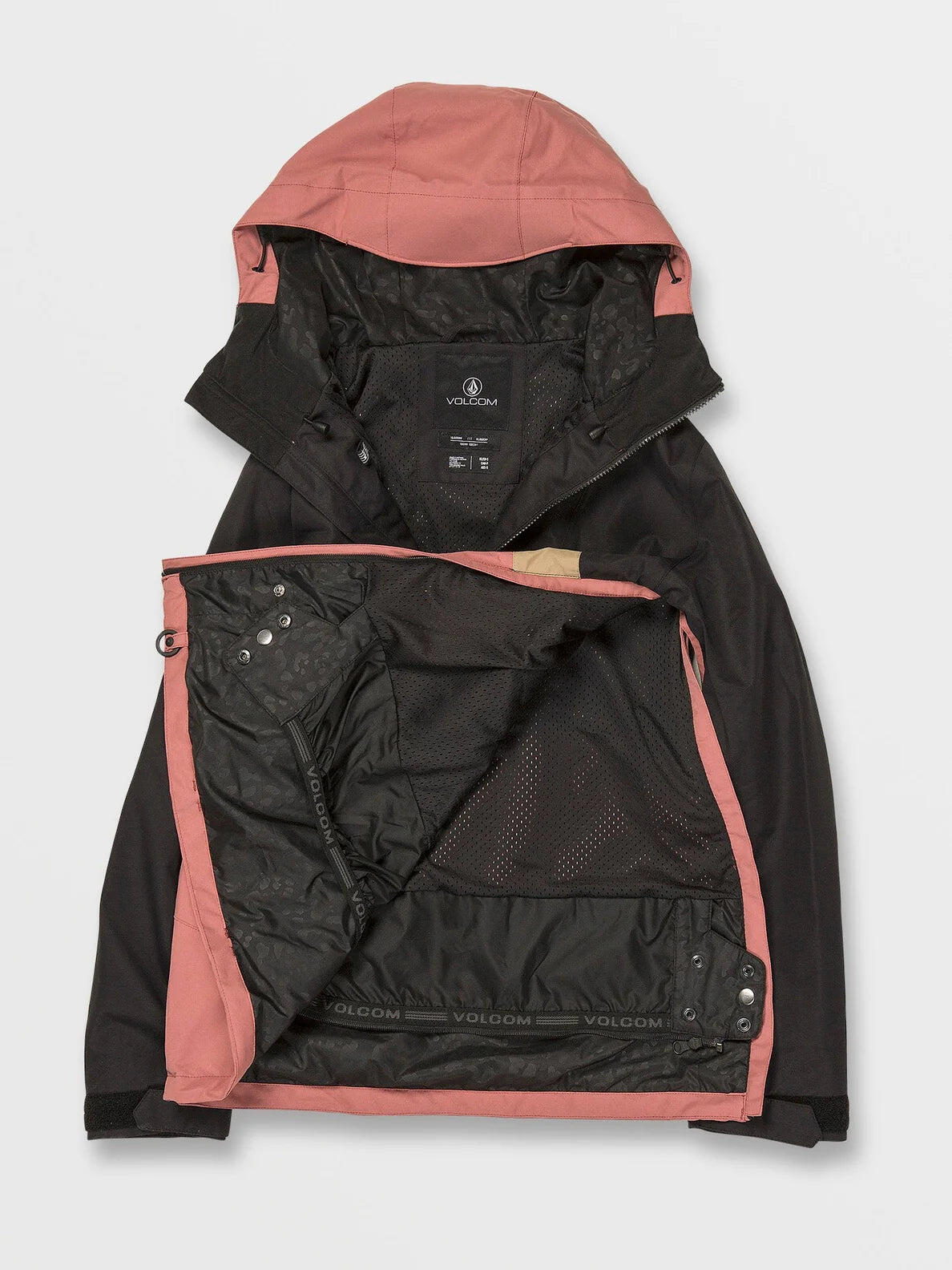 Veste de Snowboard Femme Volcom Ashfield Pullover - Earth Pink 3/4