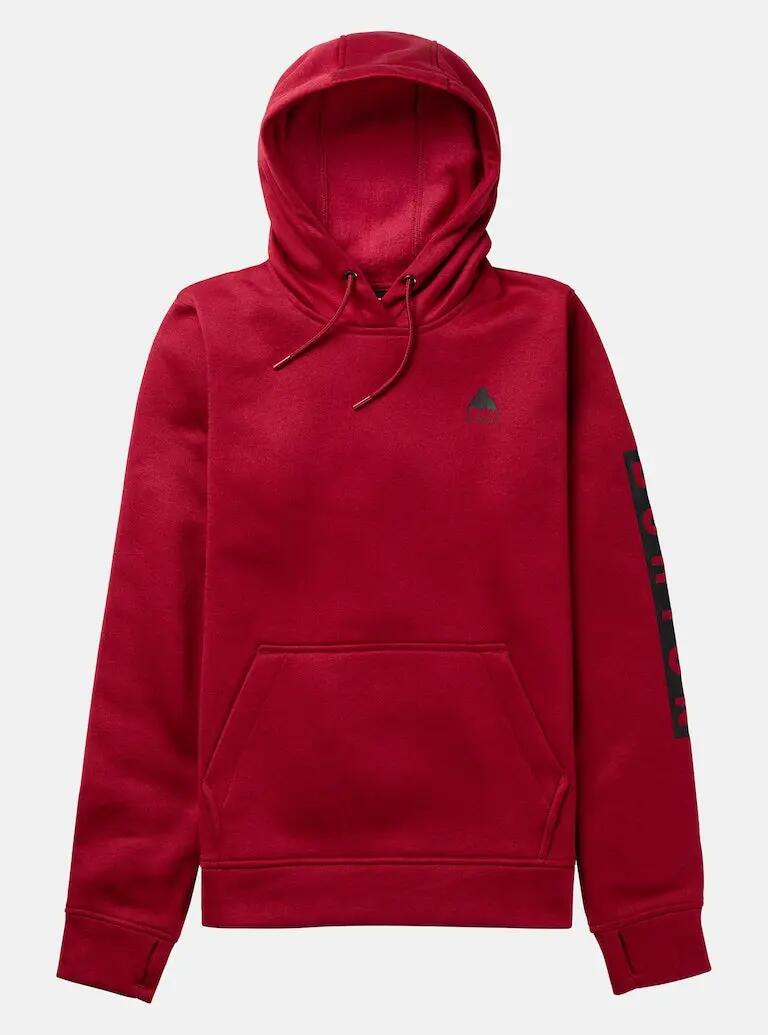 Camisola técnica com capuz Burton Oak Pullover Deep Red Heather 4/4