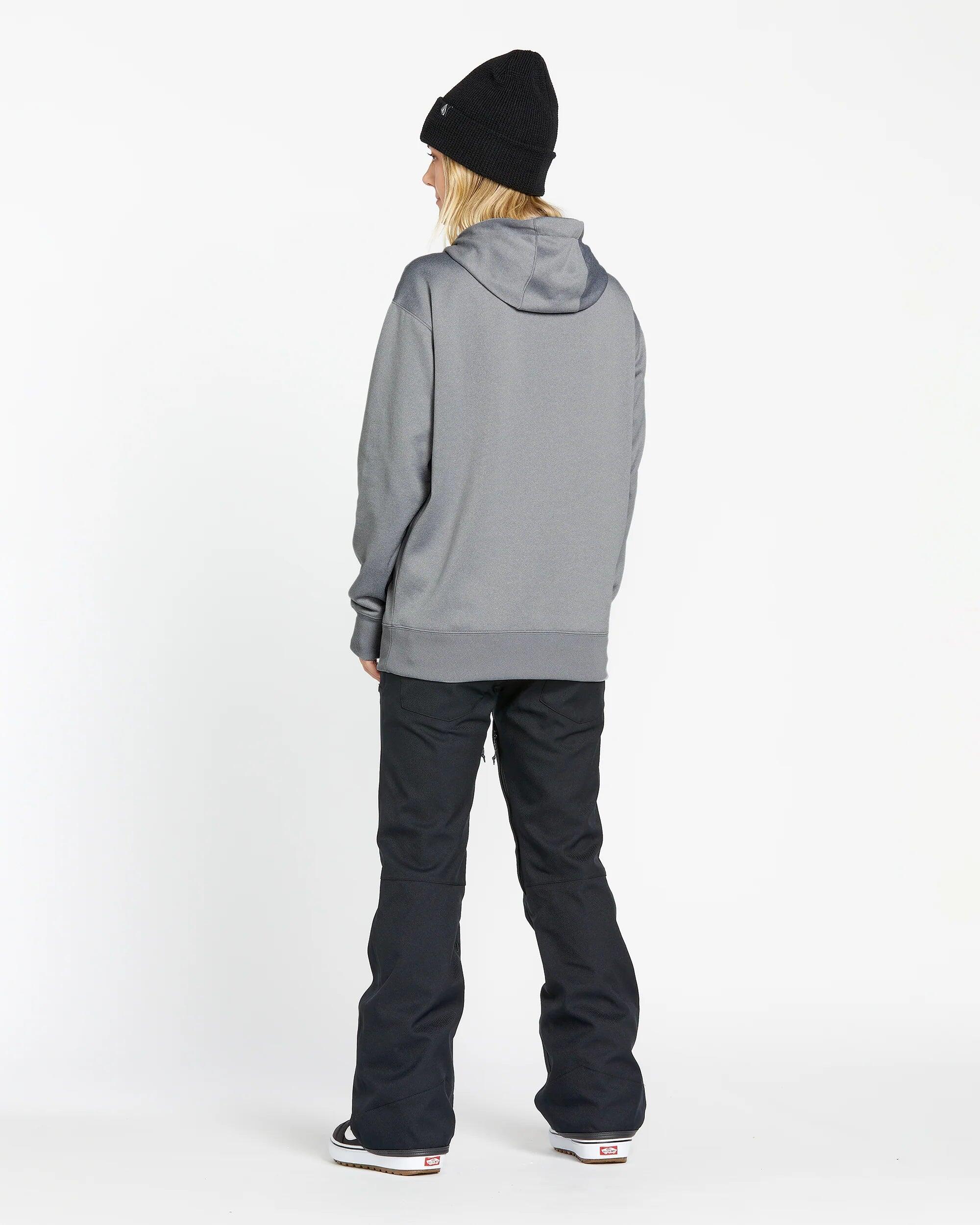 Sweat à capuche technique pour femmes Volcom Riding Hydro - Heather Grey 4/4