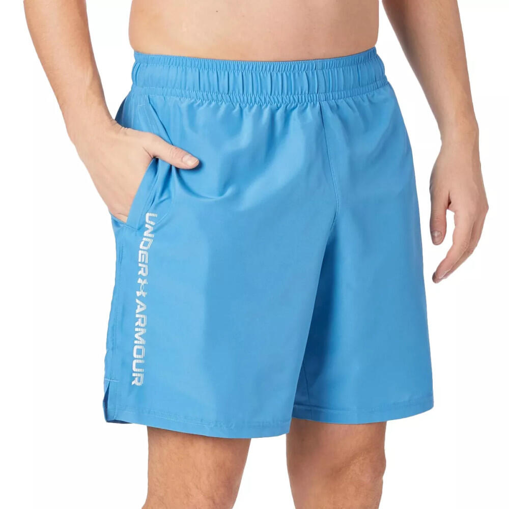 Short UA Tech™ Woven Wordmark Bleu éther pentru bărbați