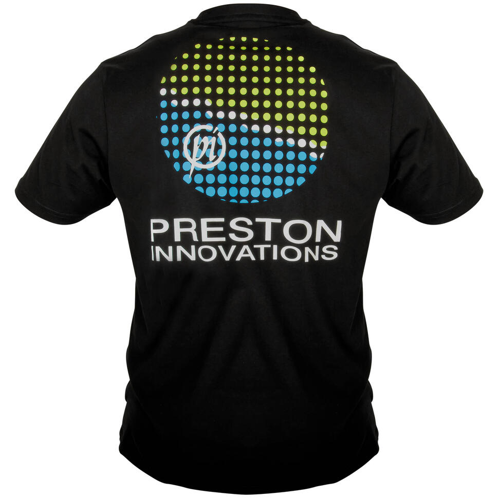 Koszulka Wędkarska Z Nadrukiem Preston Lightweight Black T-Shirt
