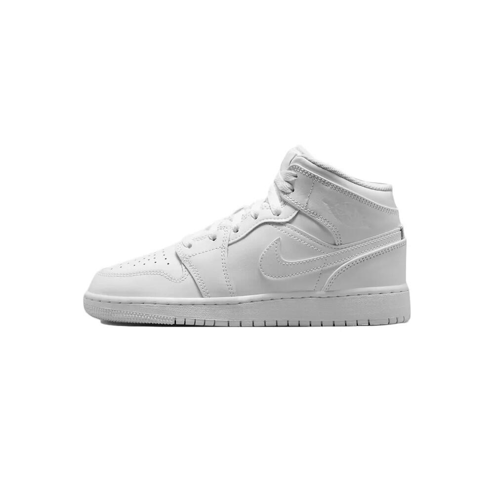 Jordan - Basket Nike Air Jordan 1 Mid Junior - Baskets - Blanc - 36 - Decathlon