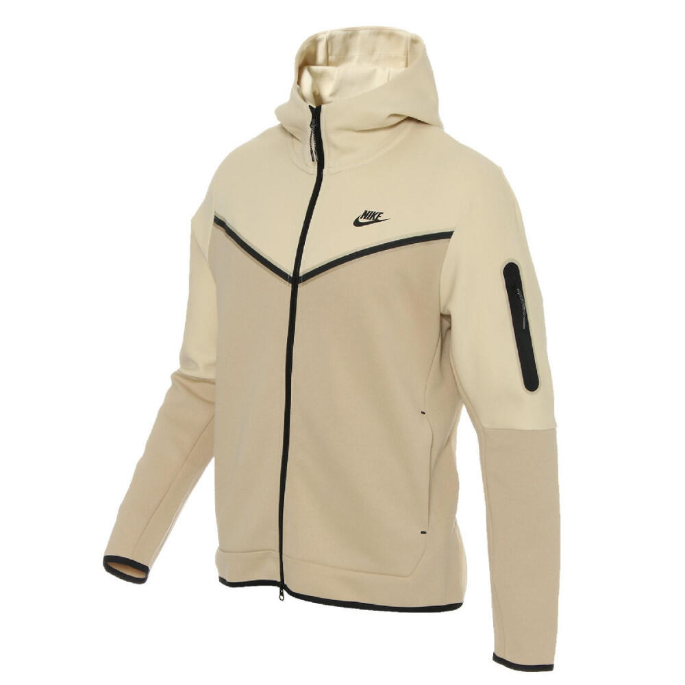 Nike - Veste De Survêtement Nike Tech Fleece Full Zip Hoodies - Sweat Zippé - Blanc - 52 2xl - Decathlon