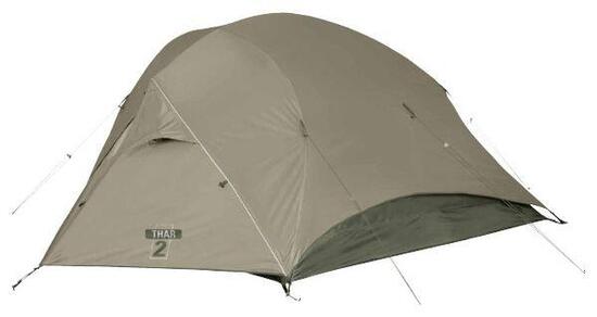 Tenda Ferrino Thar 2 per 2 persone con pali in alluminio verde