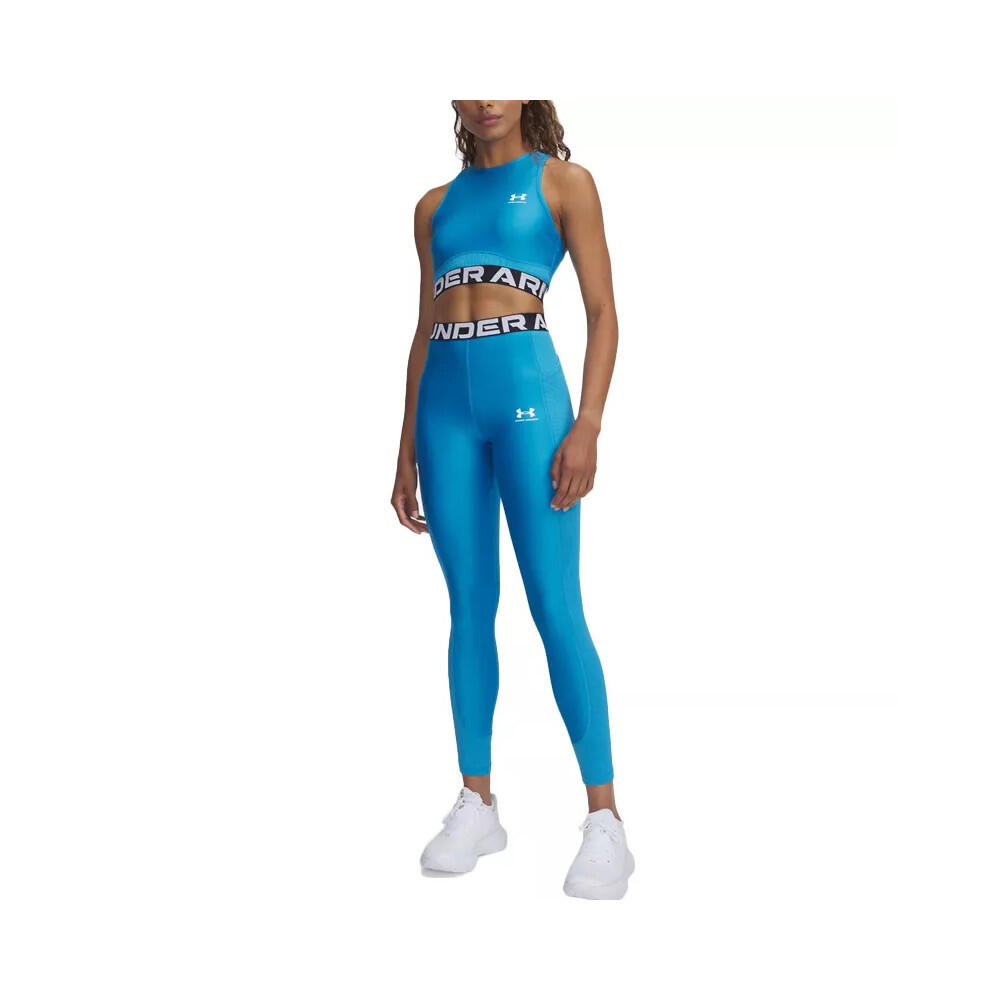 Leggings de Mulher Under Armour UA Heatgear Rib Legging 3/3