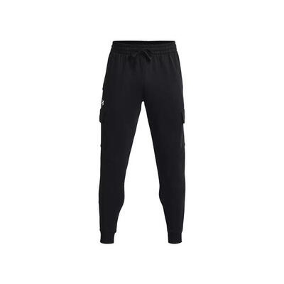 Broek under armour rival fleece cargo, zwart, mannen
