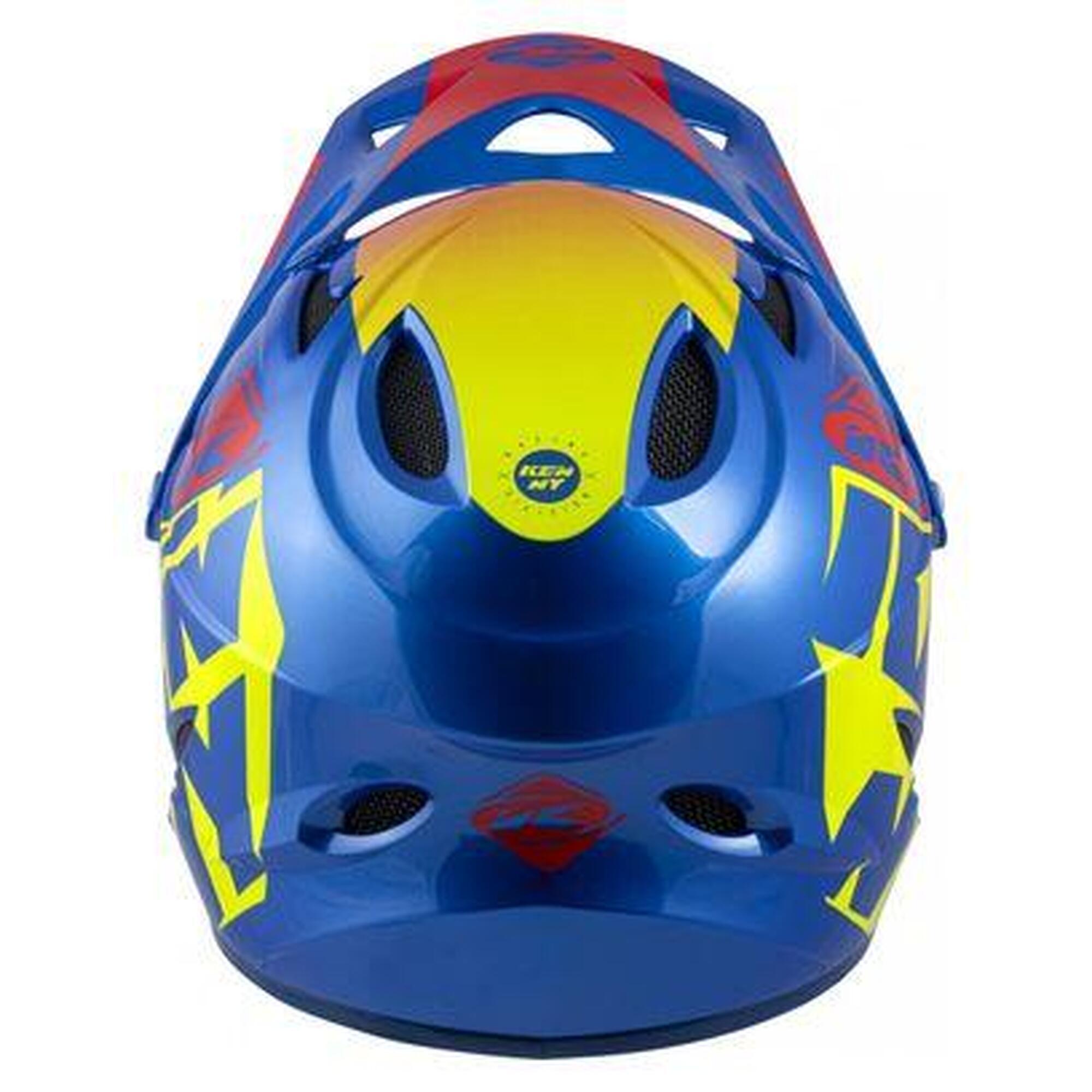 Casque VTT Kenny Downhill Graphic Candy Blue - Polycarbonate - 900 G - Homologué EN1078