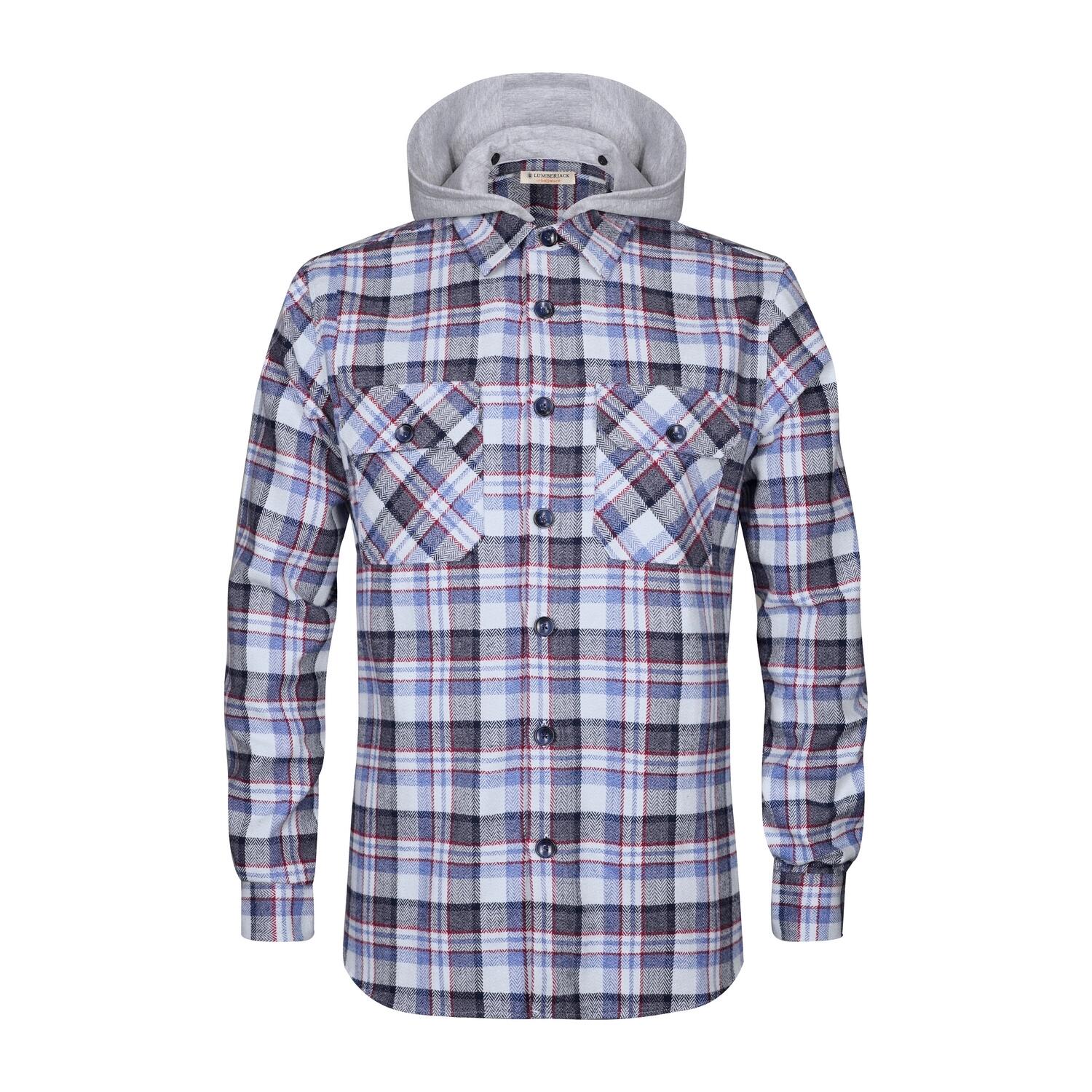 Koszula męska LUMBERJACK FUN TARTAN HOODIE SHIRT 1/1