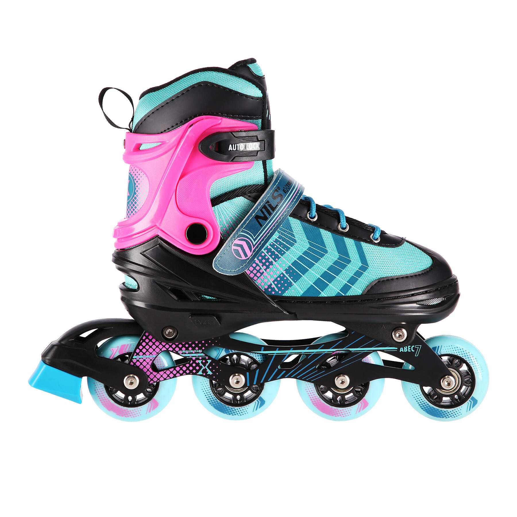 Schlittschuhe mit austauschbarem Hockey Skate 4in1NH18192A Nils Extreme 2/7
