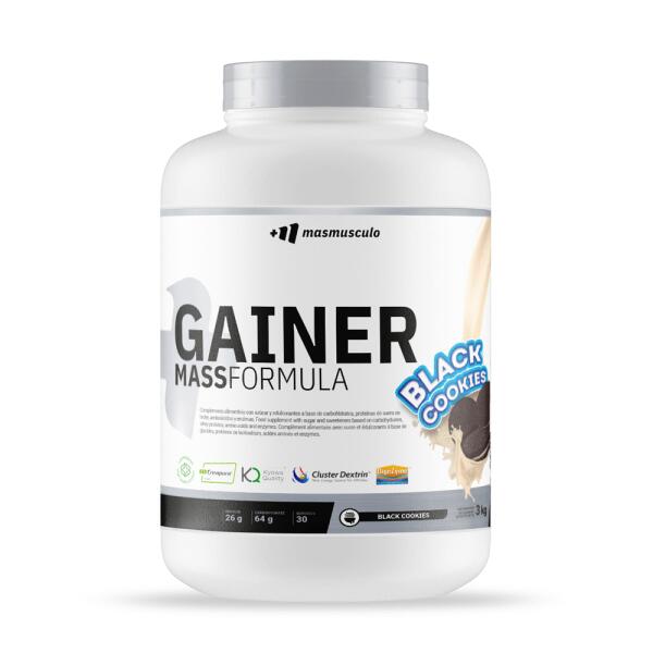 MMSUPPLEMENTS Gainer MASS-formule - 3 kg zwarte koekjes MM Supplements