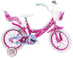 Vélo fille SCH Heart 12'' avec accessoires