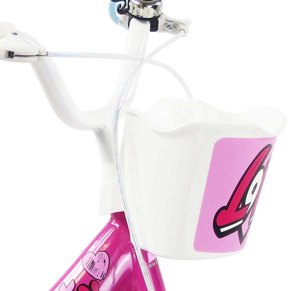 SCH Heart 14“ Mädchenfahrrad mit Zubehör 5/6