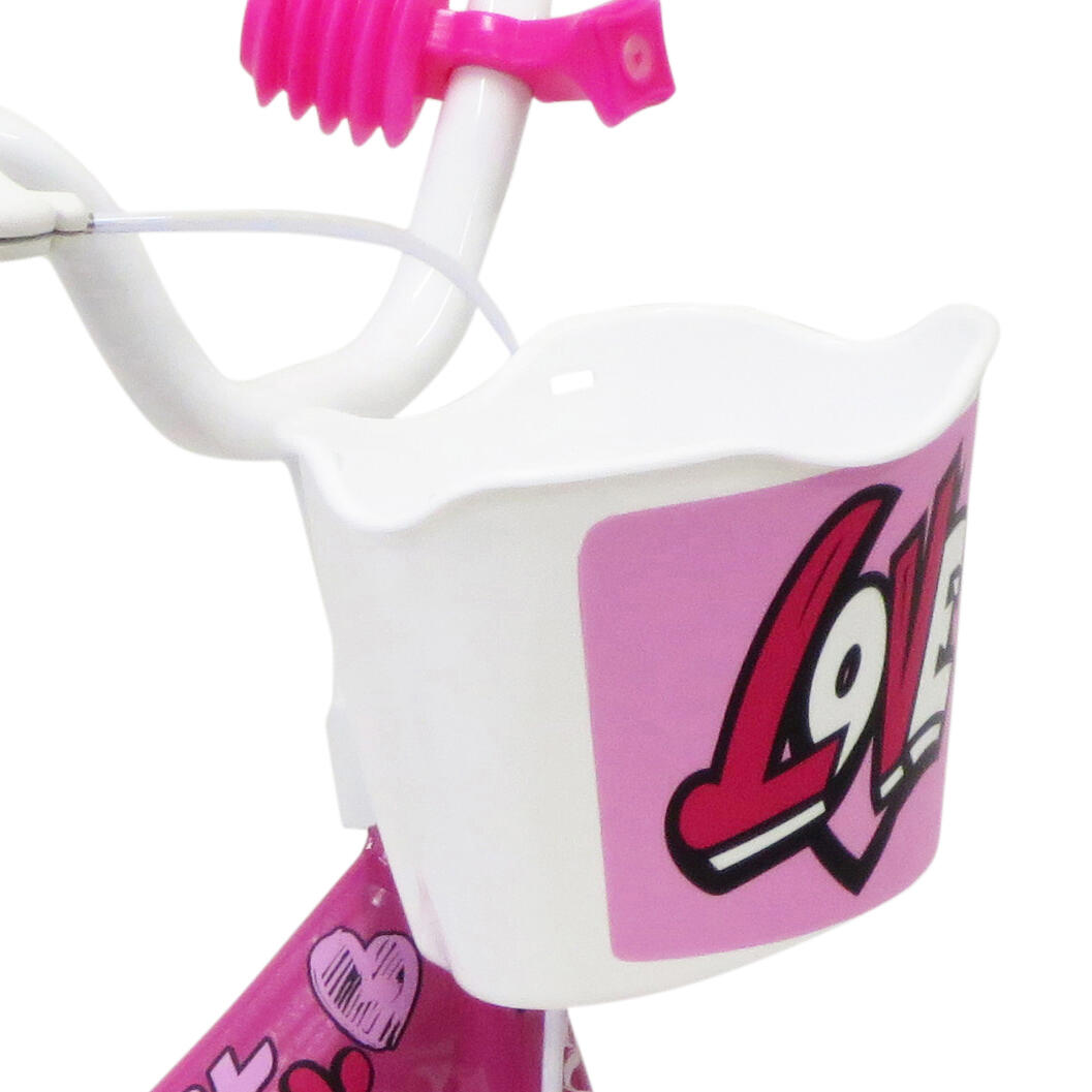 SCH Heart 12” meisjesfiets met accessoires 5/6