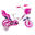 SCH Heart 12” biciclete pentru fete cu accesorii