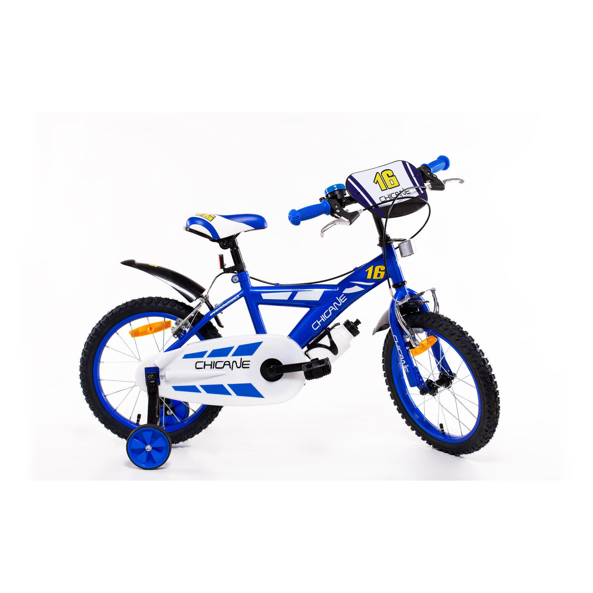 Bicicleta SCH Chicane 16” para crianças com acessórios