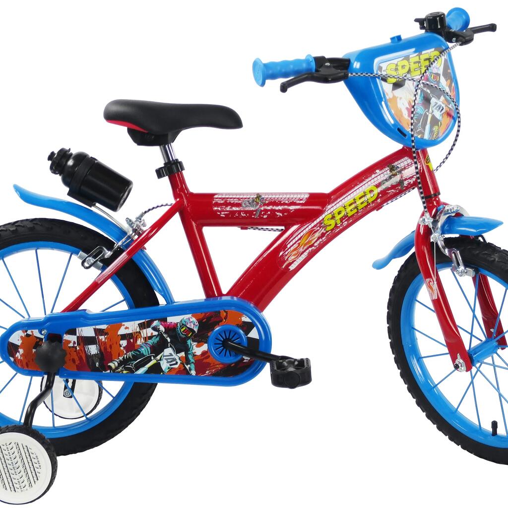 SCH Speed 16" children's bicycle with Water bottle accessories