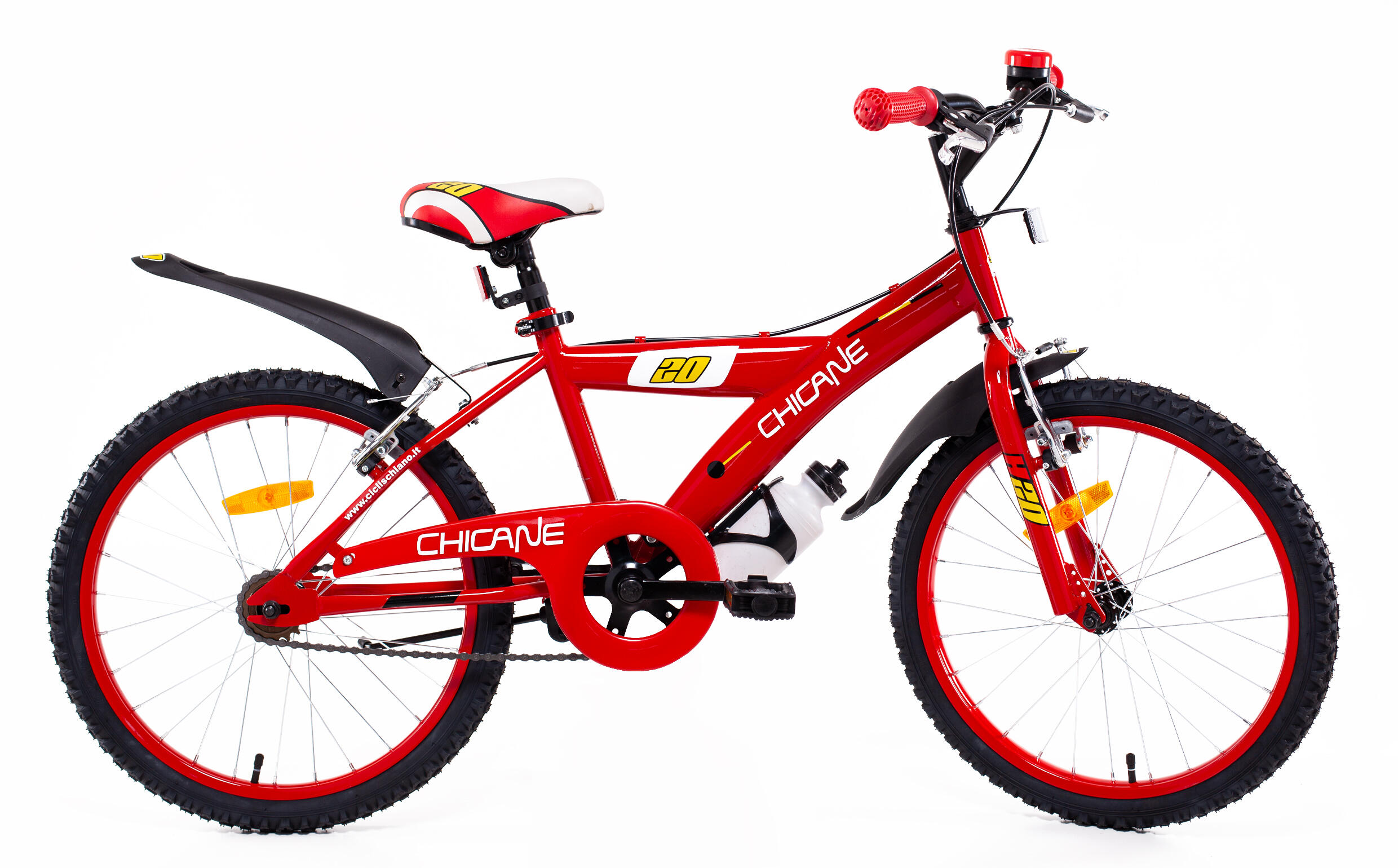 F.LLI SCHIANO SCH Chicane 20” kinderfiets met accessoires