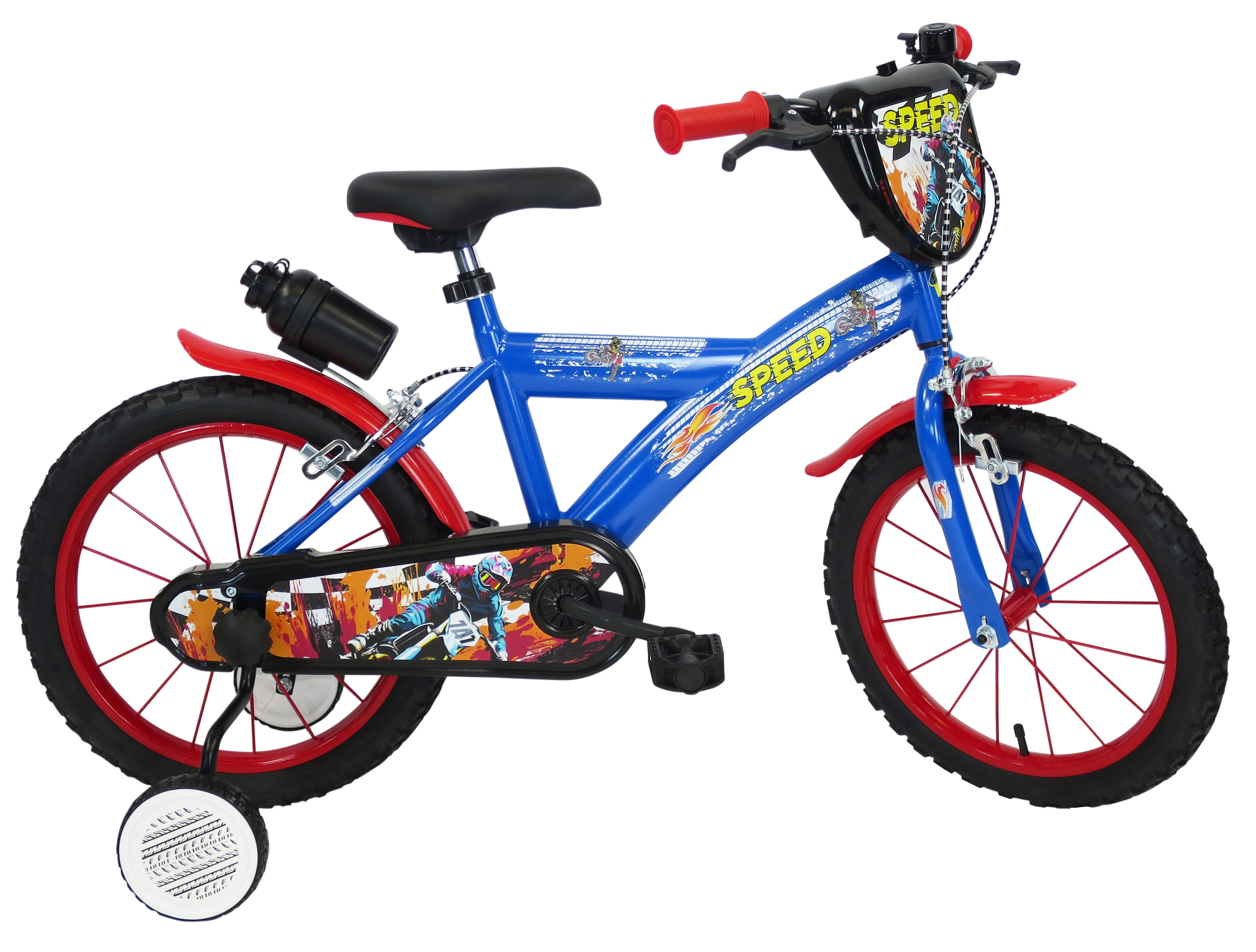Sch speed 16” kinderfiets com acessórios