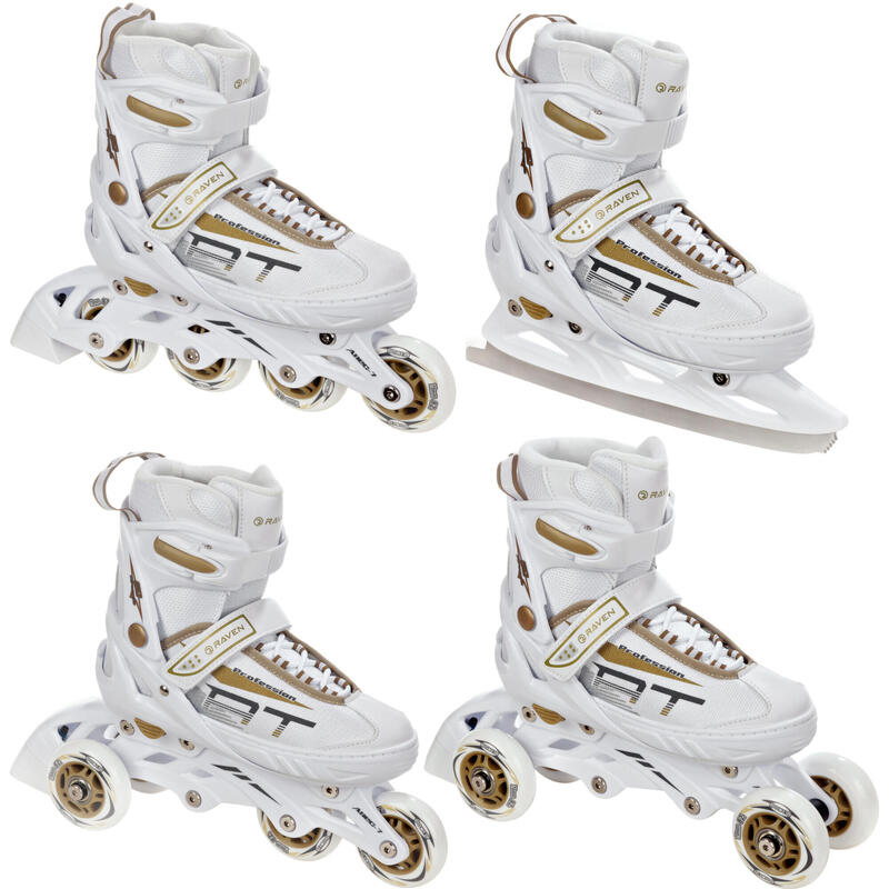 Patins de rodas Patins ajustáveis 4 em 1 Raven Profession