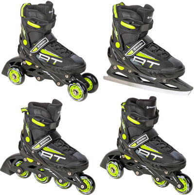 Patines Ajustables 4en1 Profession Blanco/Menta