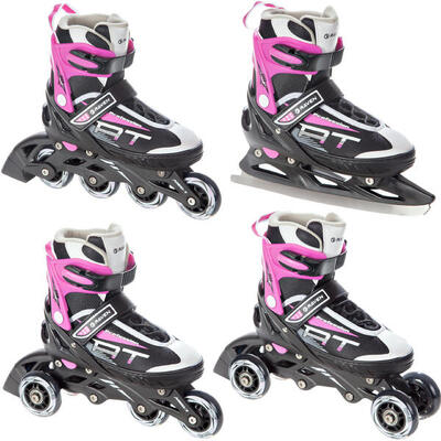 Patines Ajustables 4en1 Profession Blanco/Menta