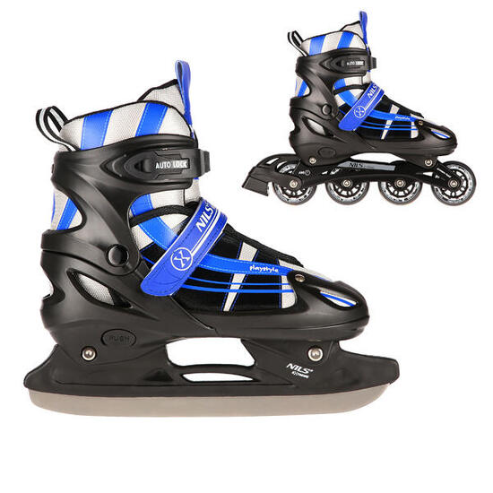 Patins à roues avec patin de hockey interchangeable Nils Extreme NH18366A