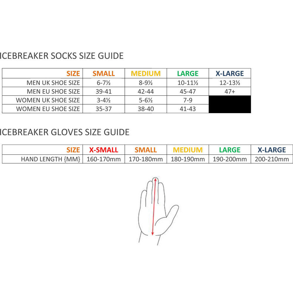 Icebreaker Apex 260GSM Merino Wool Liner Gloves 5/6