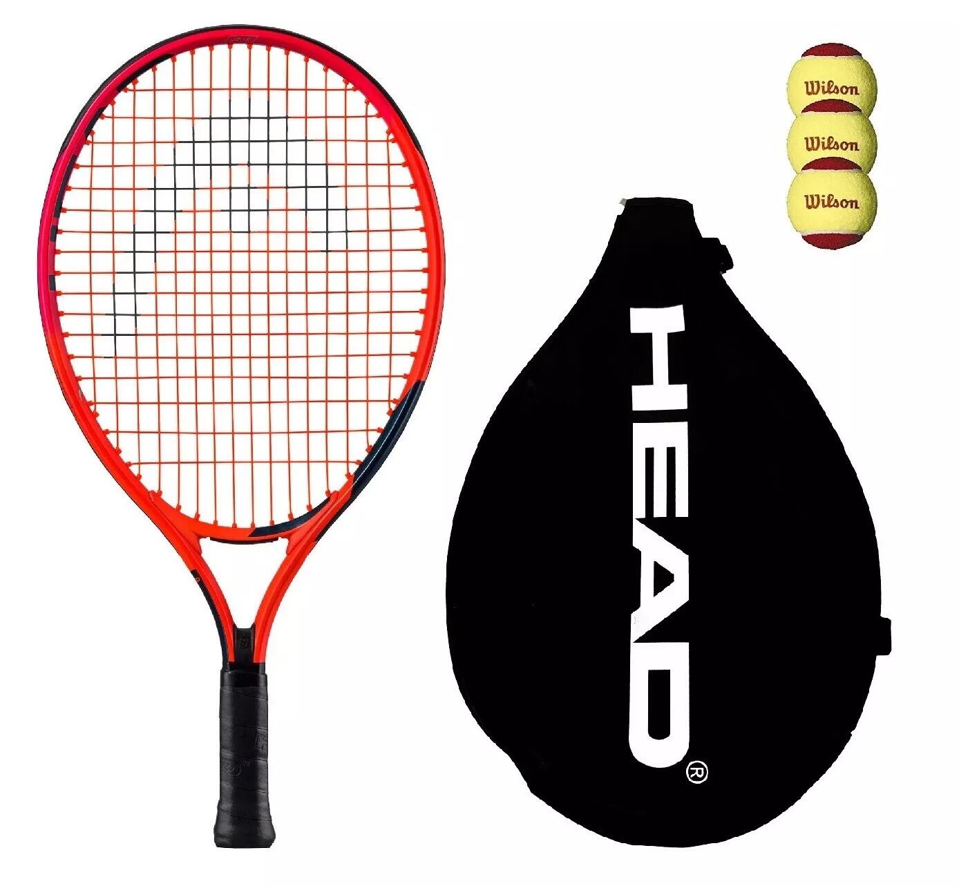 HEAD HEAD Radical 19" Junior Tennis Racket, Cover & Balls