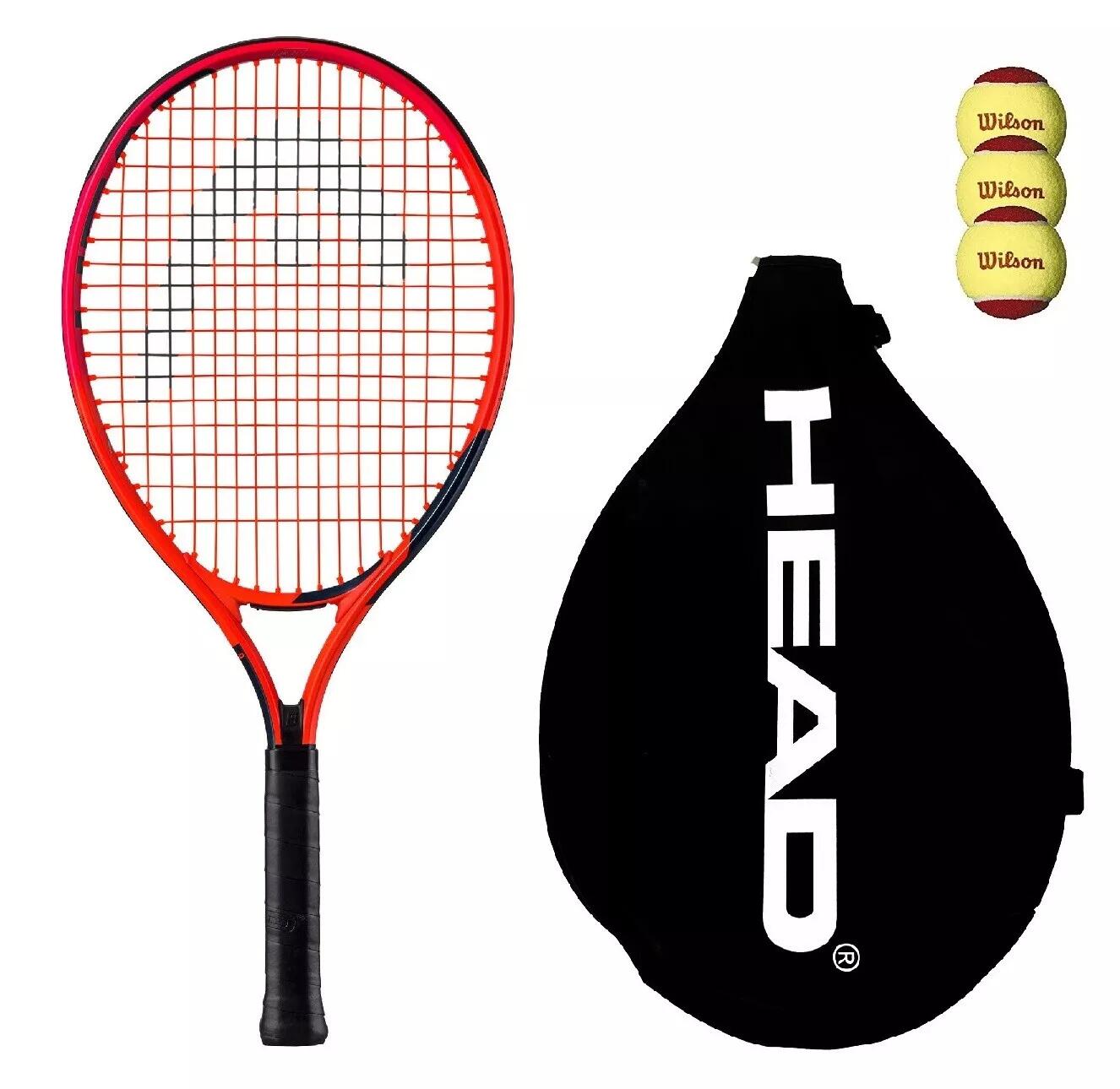 HEAD HEAD Radical 21" Junior Tennis Racket, Cover & Balls