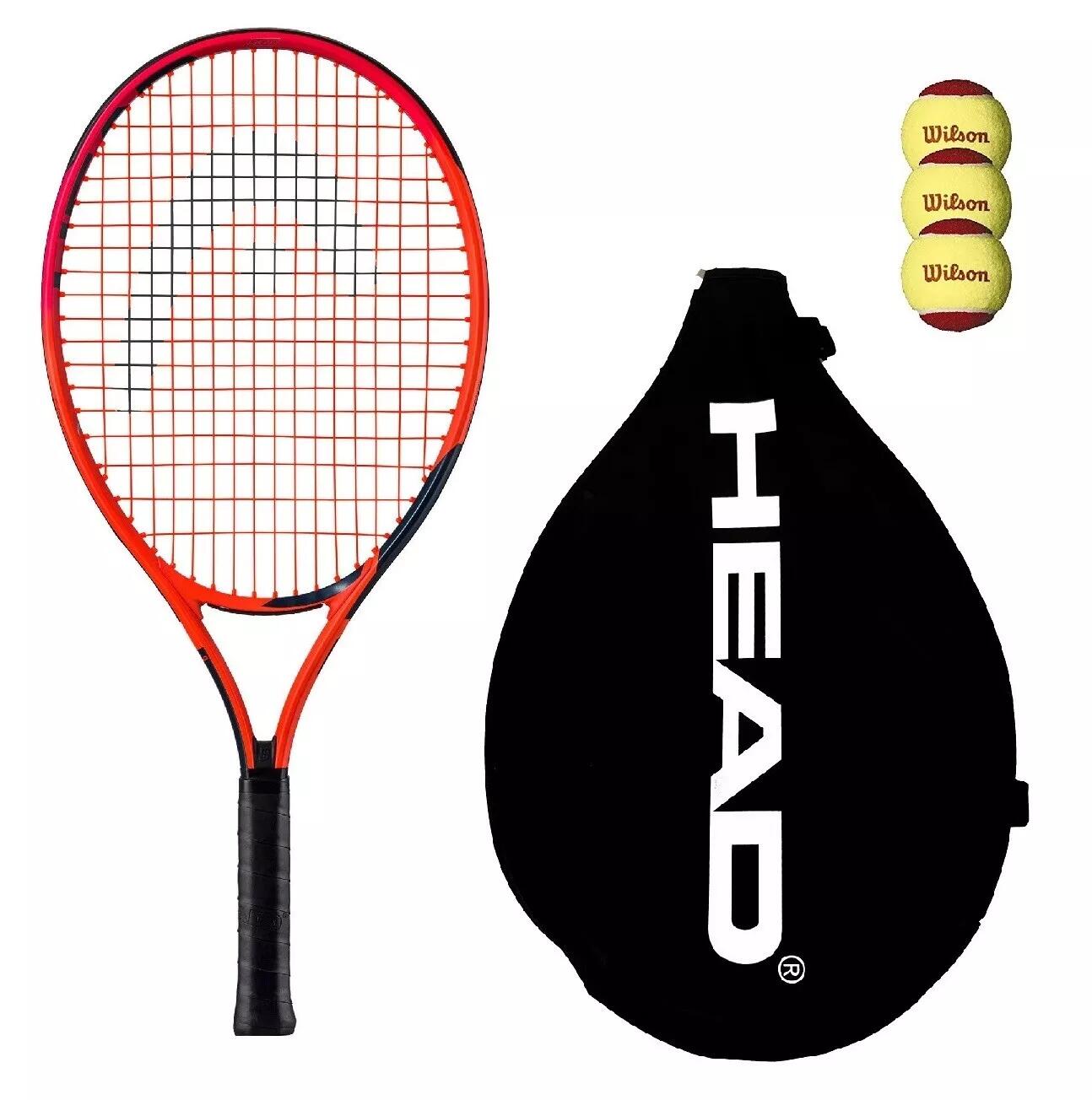 HEAD HEAD Radical 23" Junior Tennis Racket, Cover & Balls