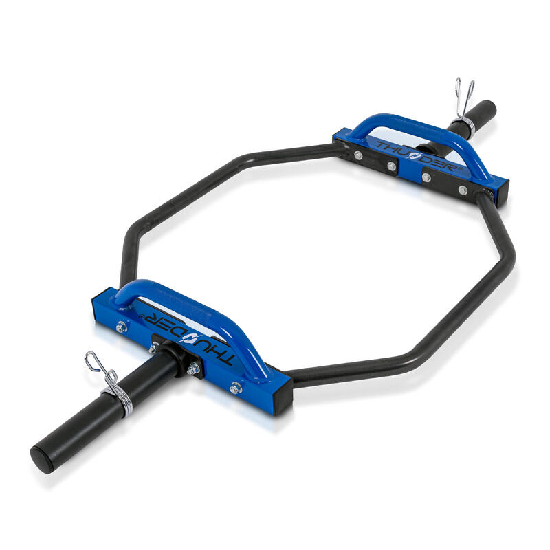 TRAP BAR Gryf olimpijski hexagonalny 144cm stalowy 50mm Thunder