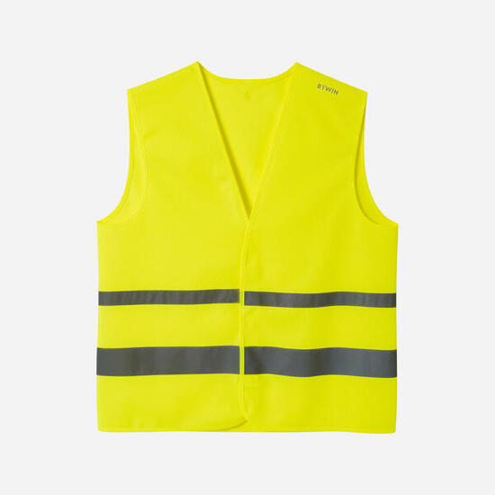 Second Life - Kamizelka odblaskowa rowerowa Btwin Fluo PPE - Stan Doskonały