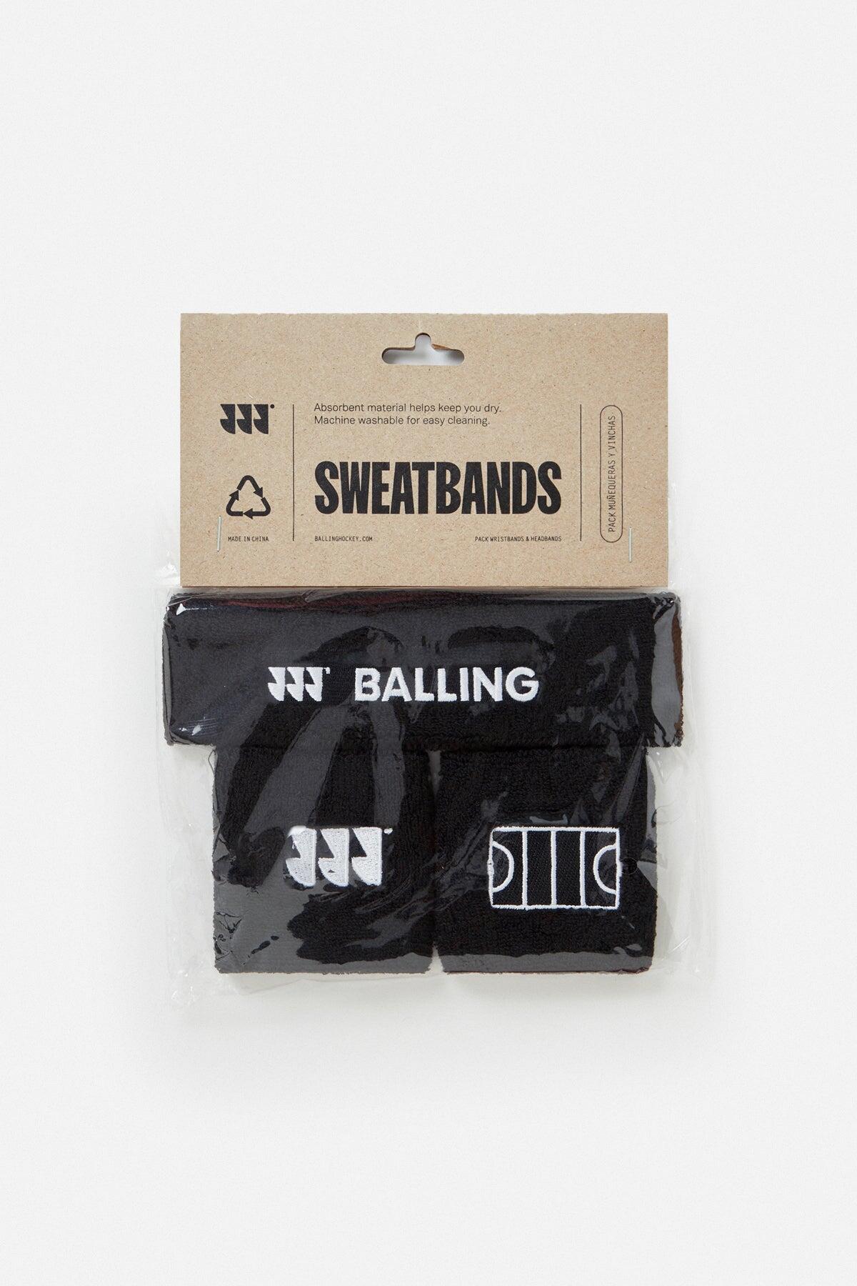 Sweatband Kit Black 3/4